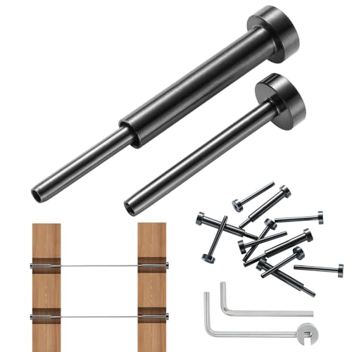 Vevor Kit Di Ringhiere Per Cavi Invisibili 30 Pezzi, Ricevitore Invisibile Da 1/8" In Acciaio Inox T316 Per Ringhiera Per Cavi, Tenditore A Pressare D
