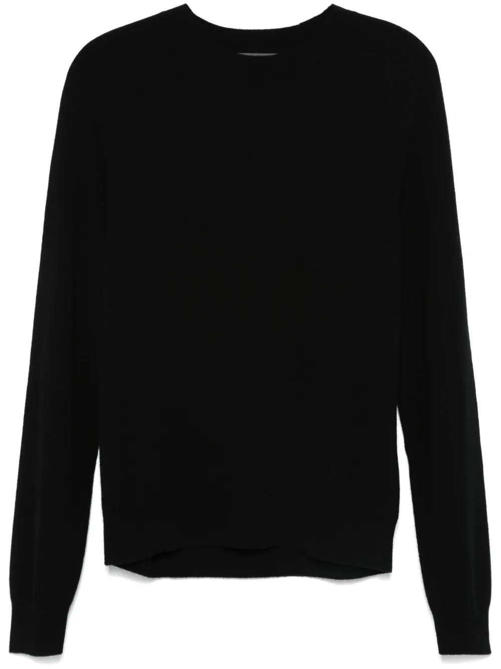 Eric Bompard round-neck hammer-sleeve sweater - Nero