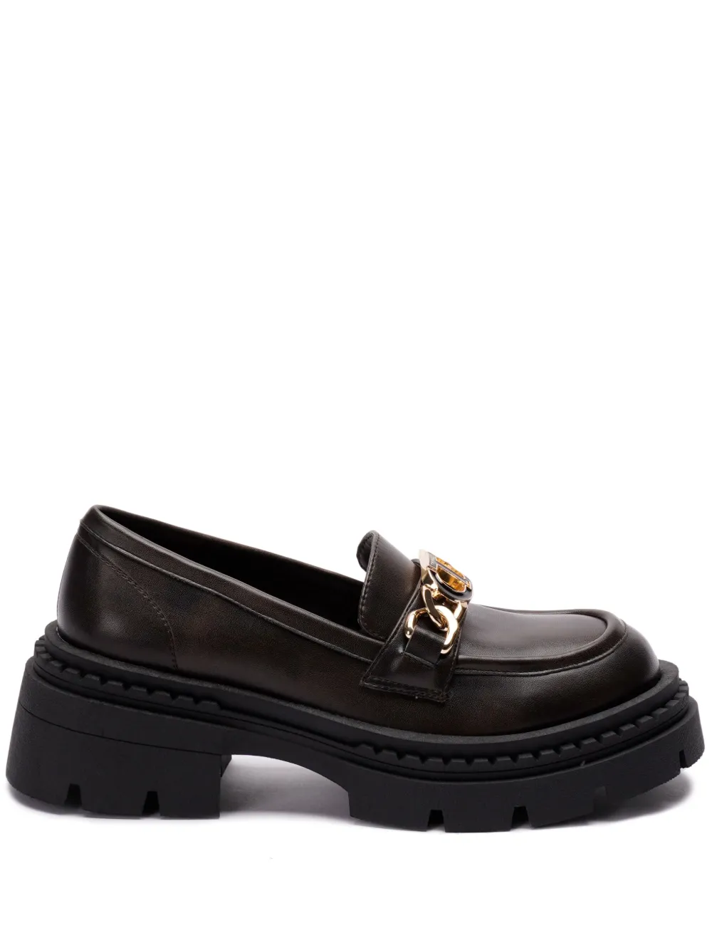 TWINSET Oval T loafers - 11946 COFFEE CHOCOLATE