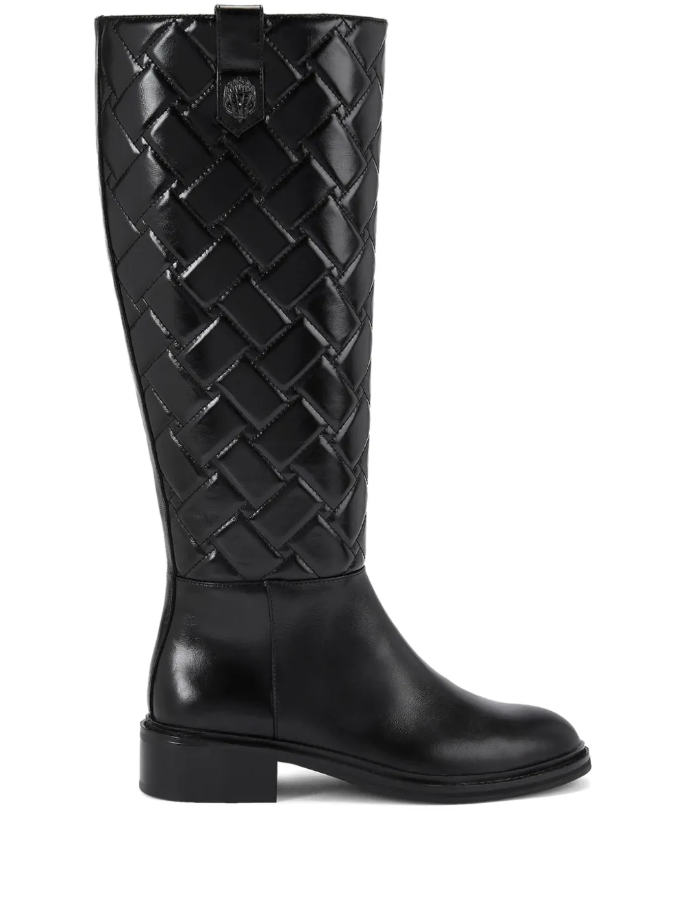 Kurt Geiger London Kensington Quilt boots - BLACK