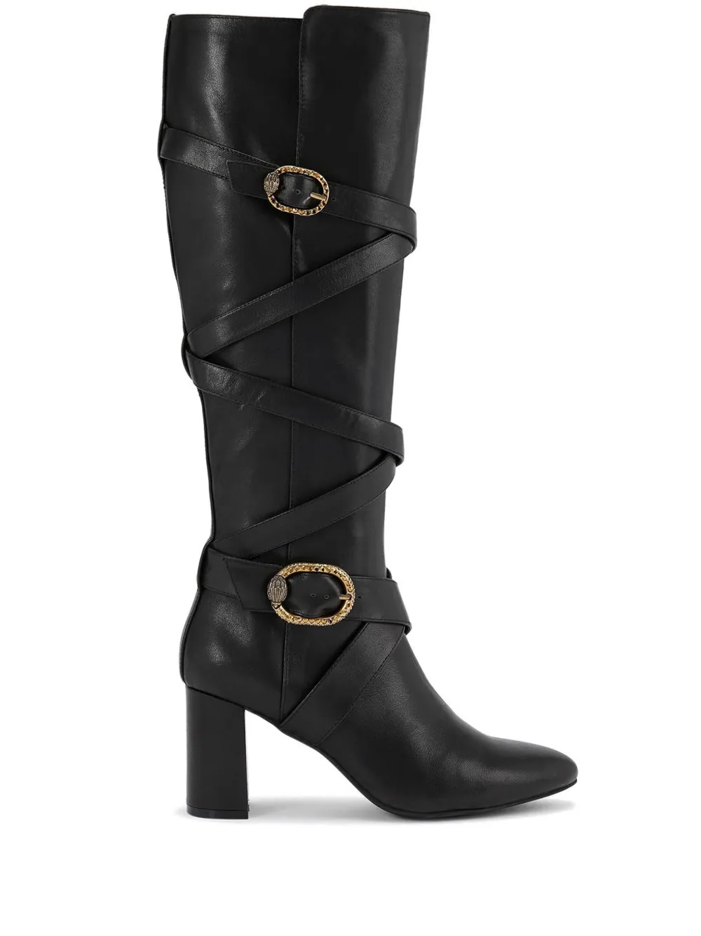 Kurt Geiger London 80mm Mayfair Strappy boots - BLACK