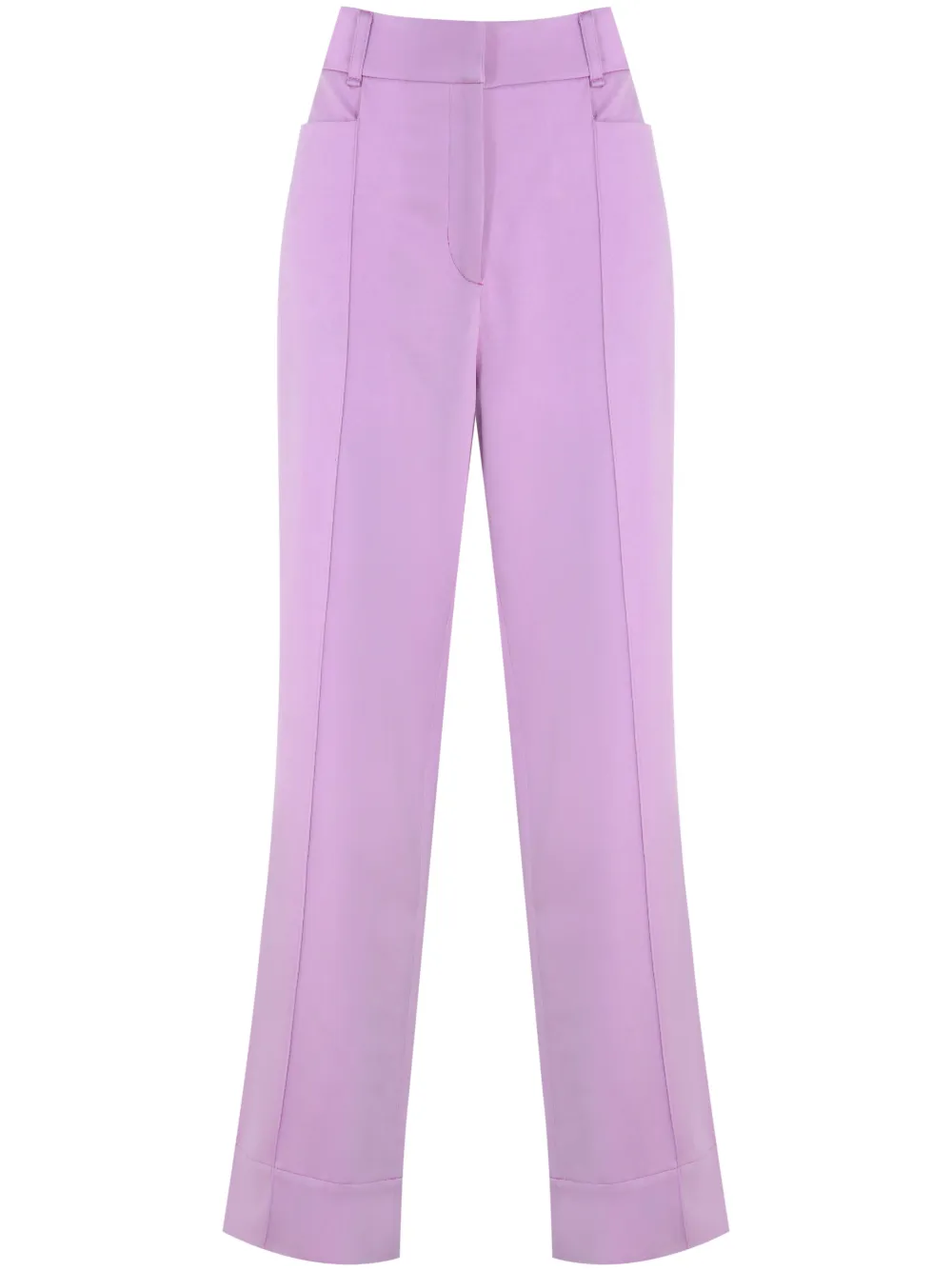 Isolda Cumaru straight trousers - LILÁS