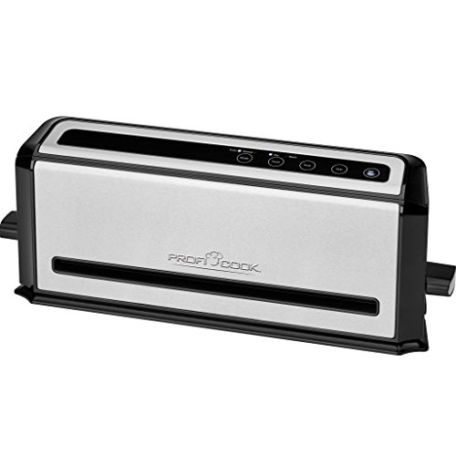 Profi Cook Pc-Vk 1133 - Macchina Sottovuoto - Potenza Di Aspirazione 12 L/Min - 110 Watt - Colore Argento