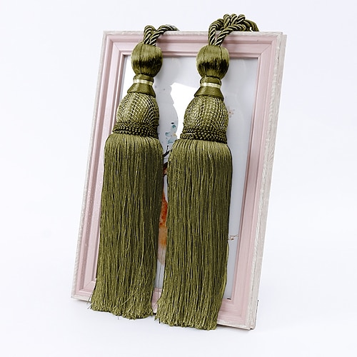 2 pcs corda tenda nappa tie backs frangia della tenda tiebacks holdbacks finestra tende tenda forniture camera corda accessori