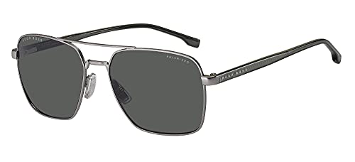 Boss Occhiali Da Sole Hugo 1045/S/It Matte Ruthenium/Grey 58/17/145 Uomo
