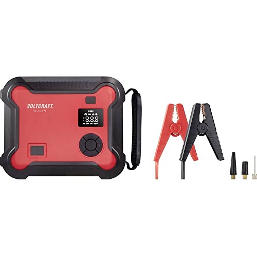 Voltcraft Sistema Di Accensione Rapido Vc-Cjs71 4In1 Jump-Starter-Starthilfegerät Mit Kompressor Vc-12180200 Corrente D