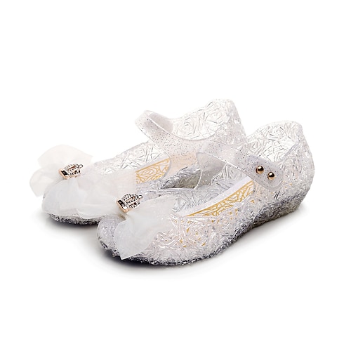 Frozen Cenerentola Da principessa Elsa Stile Carnevale di Venezia Jelly Shoes Da ragazza Cosplay di film Comoda Di plastica jelly Halloween Carnevale 