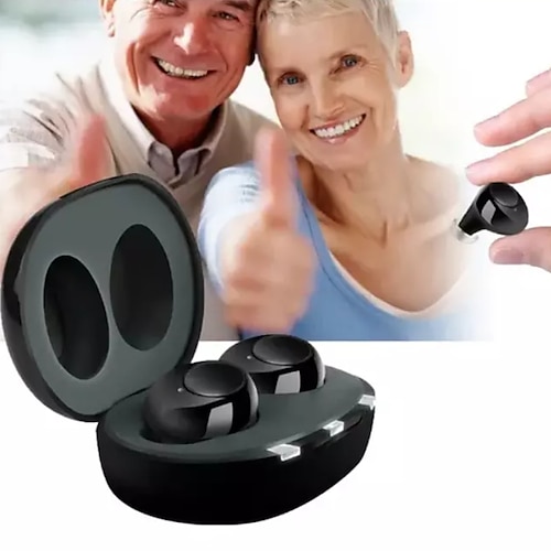 apparecchio acustico ricaricabile invisibile apparecchio acustico mini digitale tono regolabile per amplificatore del suono apparecchio acustico per a