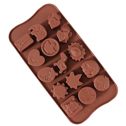 stampi in silicone per cioccolato 6 pezzi stampi in silicone per cioccolato e antiaderenti stampi per cioccolato lettere e numeri per fare muffin al c