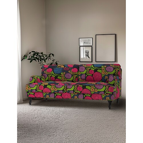 Stocksund Copridivano Floreale 100% Cotone Trapuntato Fodere Ikea Serie