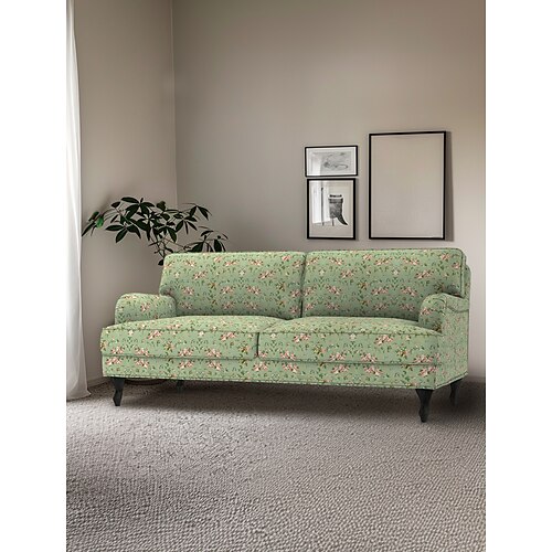 Stocksund Copridivano Floreale 100% Cotone Trapuntato Fodere Ikea Serie