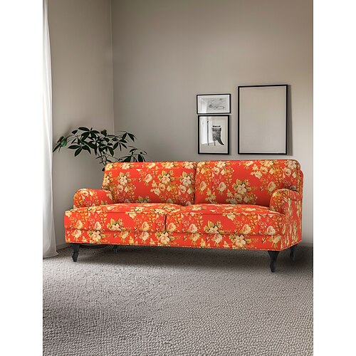Stocksund Copridivano Floreale 100% Cotone Trapuntato Fodere Ikea Serie