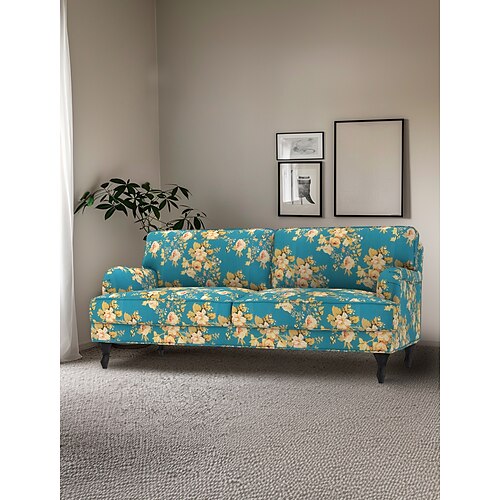 Stocksund Copridivano Floreale 100% Cotone Trapuntato Fodere Ikea Serie