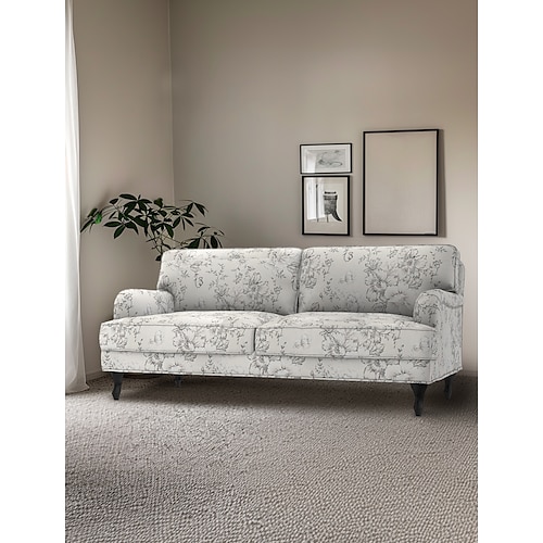 Stocksund Copridivano Floreale 100% Cotone Trapuntato Fodere Ikea Serie