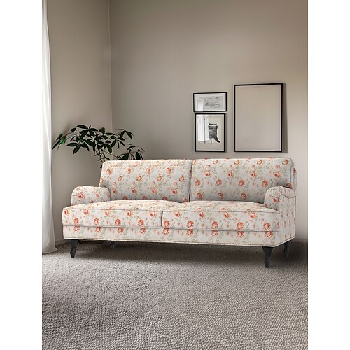 Stocksund Copridivano Floreale 100% Cotone Trapuntato Fodere Ikea Serie