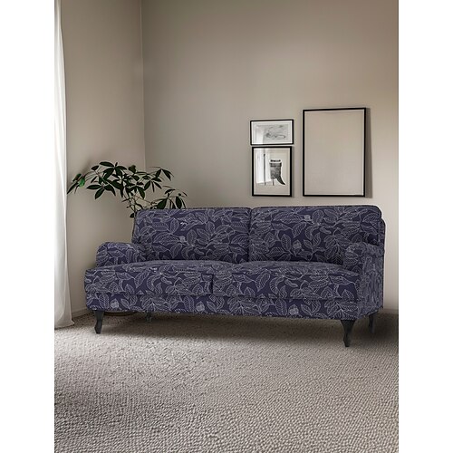 Stocksund Copridivano Floreale 100% Cotone Trapuntato Fodere Ikea Serie