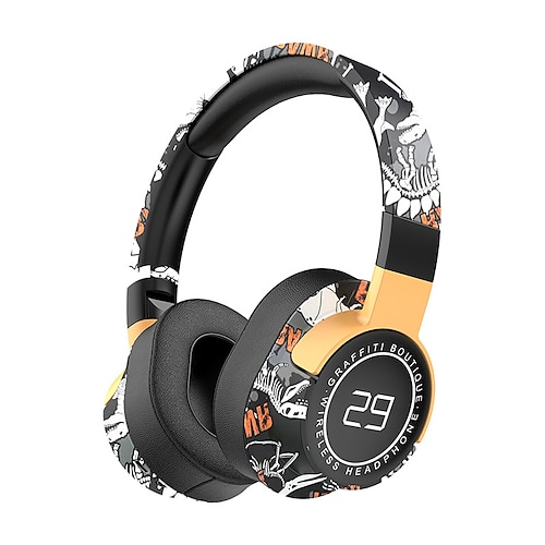 Noise Canceling Wireless Headphones Cuffie da gioco Oltre l'orecchio Bluetooth5.0 Eliminazione attiva del rumore Stereo Suono surround per Apple Samsu