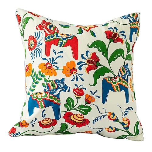 cotone decorativo cuscini copertura 1 pz morbido cuscino quadrato federa per camera da letto soggiorno divano divano sedia ikea serie