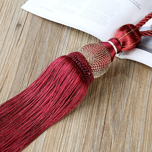 2 pcs corda tenda nappa tie backs frangia della tenda tiebacks holdbacks finestra tende tenda forniture camera corda accessori