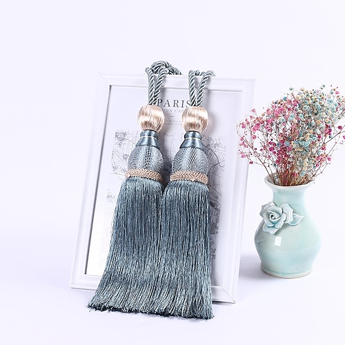 2 pcs corda tenda nappa tie backs frangia della tenda tiebacks holdbacks finestra tende tenda forniture camera corda accessori
