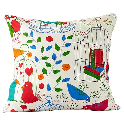 cotone decorativo cuscini copertura 1 pz morbido cuscino quadrato federa per camera da letto soggiorno divano divano sedia ikea serie
