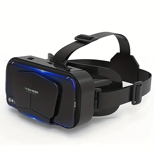 Cuffie 3D VR Occhiali per realtà virtuale intelligenti Casco VR per iPhone/Smartphone Android Lenti del telefono con controller Binocolo
