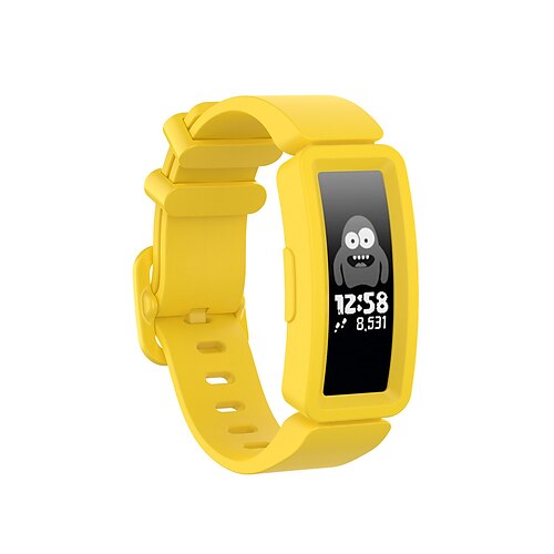 Cinturino intelligente Compatibile con Fitbit Fitbit Inspire Inspire 2 / Inspire HR / Inspire Ace 2 Silicone Orologio intelligente Cinghia Elastico Re