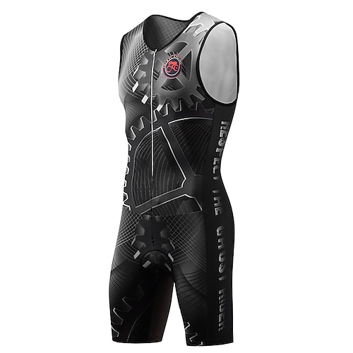 Per uomo Tuta da triathlon Bicicletta Tuta da triathlon / triathlon Modello comodo Ciclismo da montagna Triathlon Gli sport Scozzese a quadri Attrezza