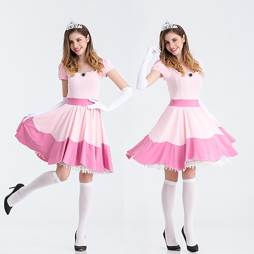 principessa pesca Completi Cosplay Costume sexy Costume cosplay Per donna for Halloween Mascherata Mascherata Per adulto