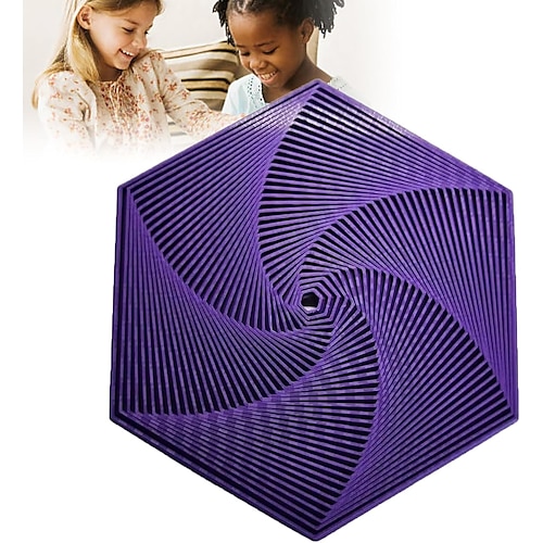 esagono frattale fidget, giocattoli esagonali stampati in 3d, fidget stampato in 3d, giocattolo fidget cubo infinito, giocattolo fidget geometrico, gi