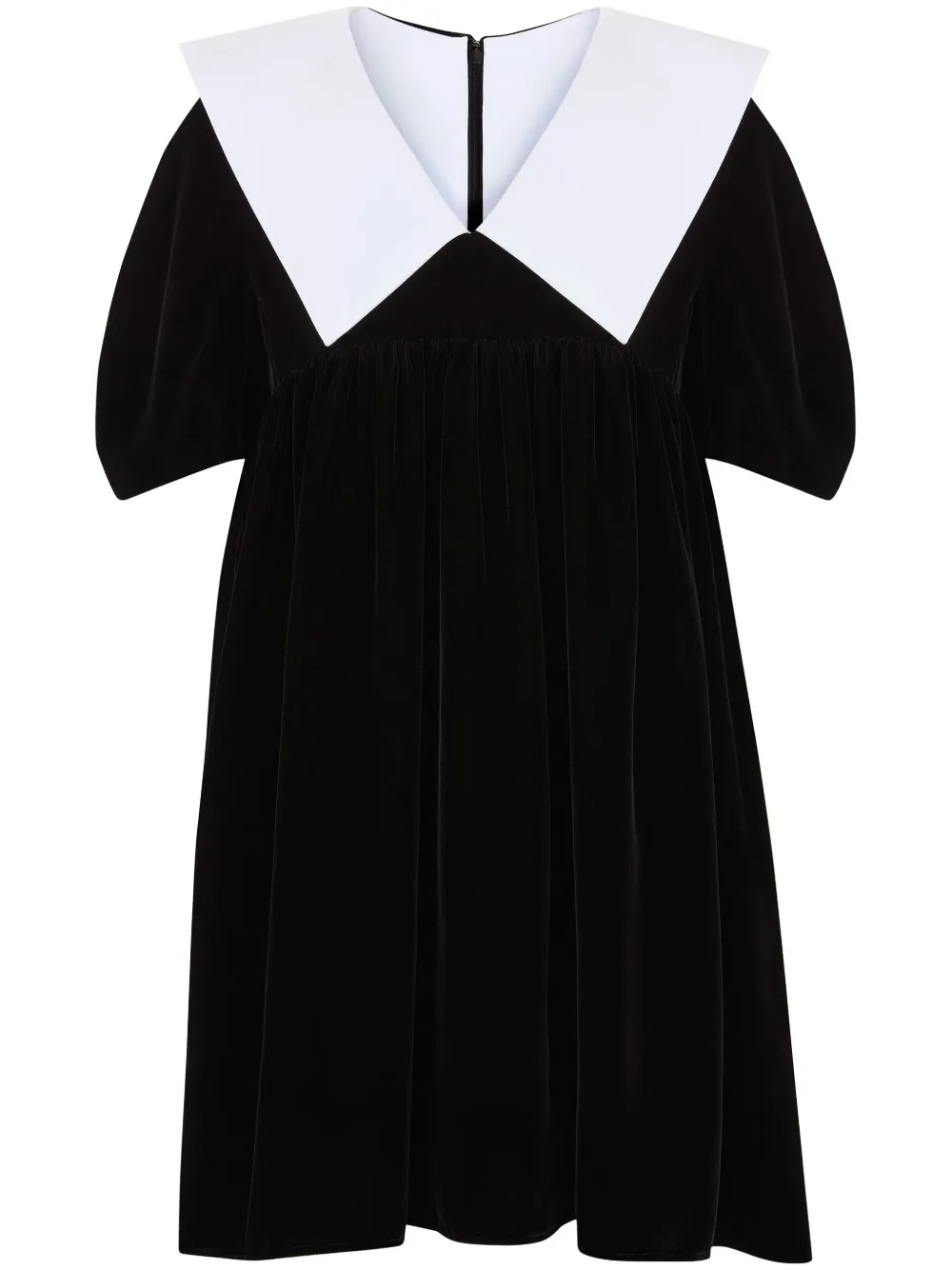 Nina Ricci velvet midi dress - Nero