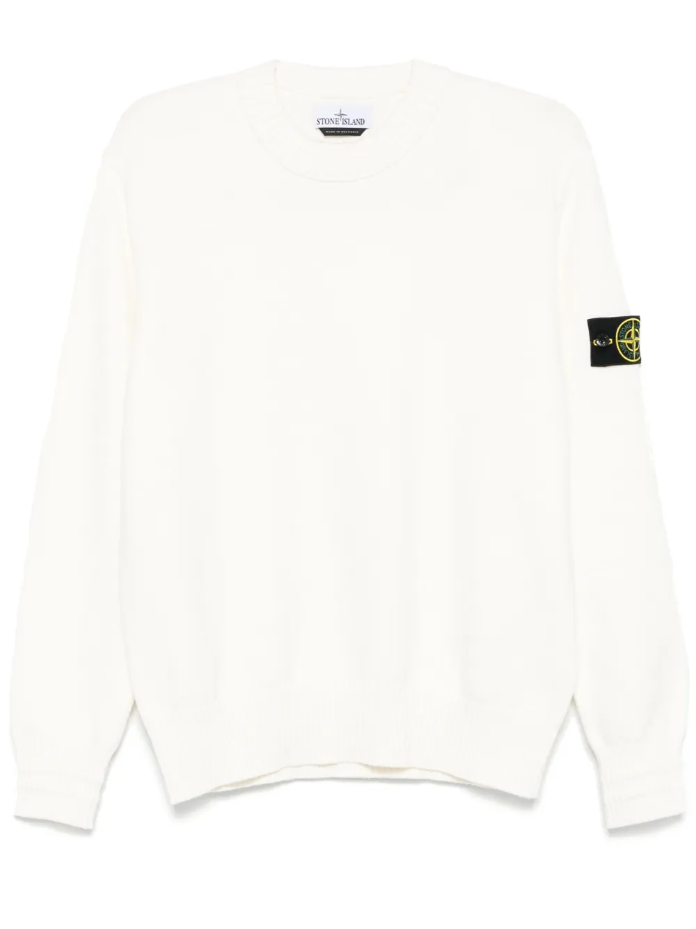 Stone Island Compass-badge sweater - Bianco