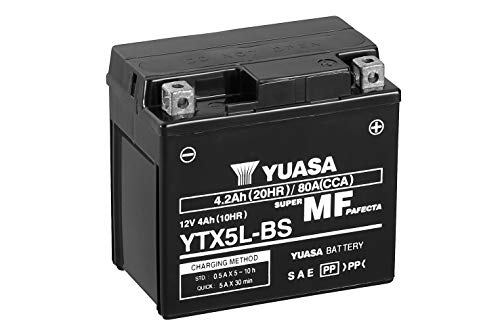 Yuasa Ytx5L-Bs (Wc) Batteria Senza Manutenzione