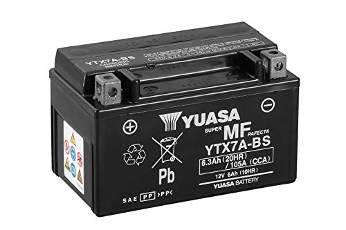 Yuasa Batteria Di Manutenzione Ytx7A-Bs (Wc)
