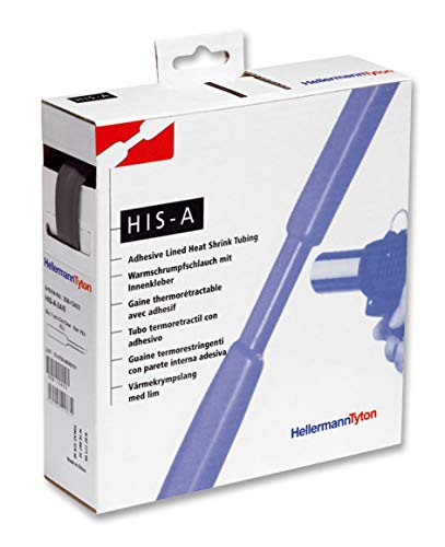 Hellermanntyton Guaina Termoretraibile Hisa-18/6-Pox-Bk