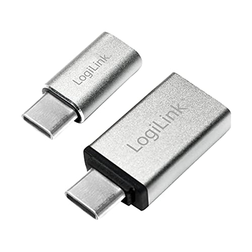 Logilink Au0040 Usb 3.1 (Tipo C) A Usb 3.0 (Tipo A) Micro Usb Adapter Argento