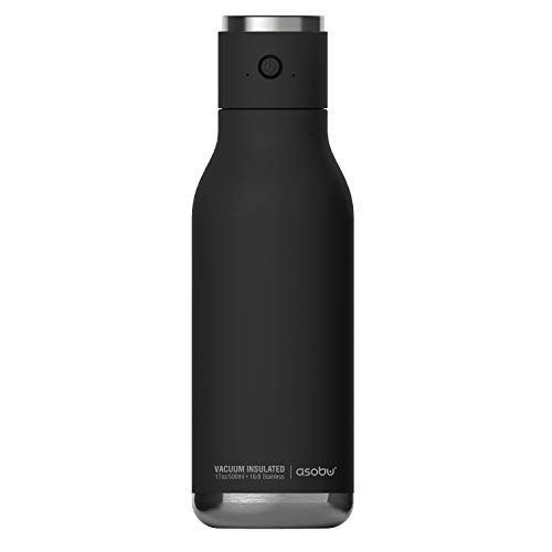 Asobu - Wireless Beat - Isolierte Edelstahlflasche Con Bt Altoparlante Nero
