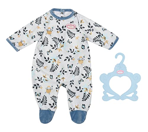 Baby Annabell 706824 Romper Blue-To Fit 43Cm Dolls-Set Includes Supersoft Clothes Hanger-Suitable For Children Aged 3+ Years-706824