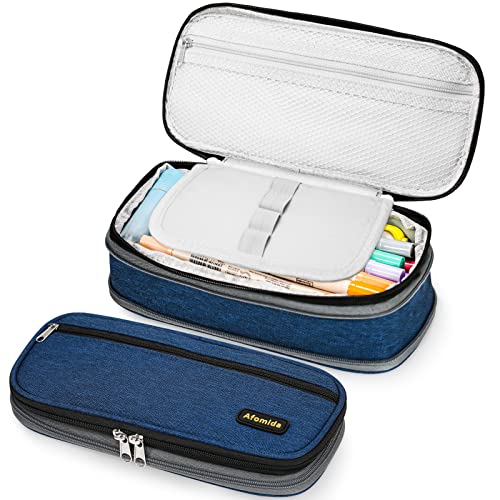 Afomida Astuccio Scolastico Per Matite Stilografiche, Grande Capacità, Custodia Per Penne, Forniture Scolastiche, Ufficio, Portamatite Pieghevole, Poc