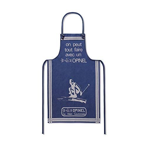 Opinel Grembiule Da Cucina Per Adulti – Blu – Cotone