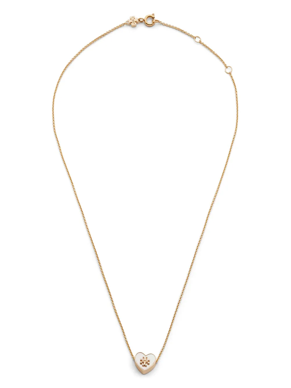 Tory Burch Kira Heart necklace - Toni neutri