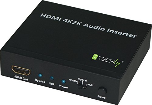 Techly 103687 Inseritore Audio Hdmi 4K2K Nero