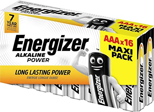 Energizer Power Micro (Aaa) Batteria Alcalina Manganese 1,5 V, 16 Pezzi.