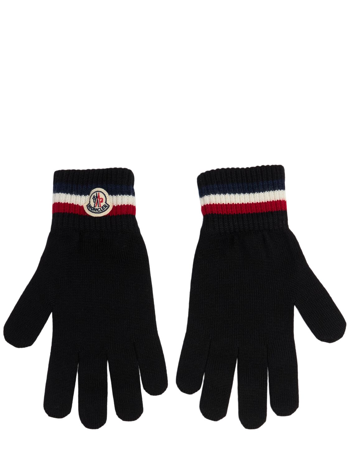 Tricolor Virgin Wool Gloves