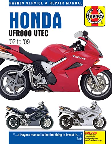 Haynes Honda Vfr800 Vtec '02 To '09 Service And Repair Manual