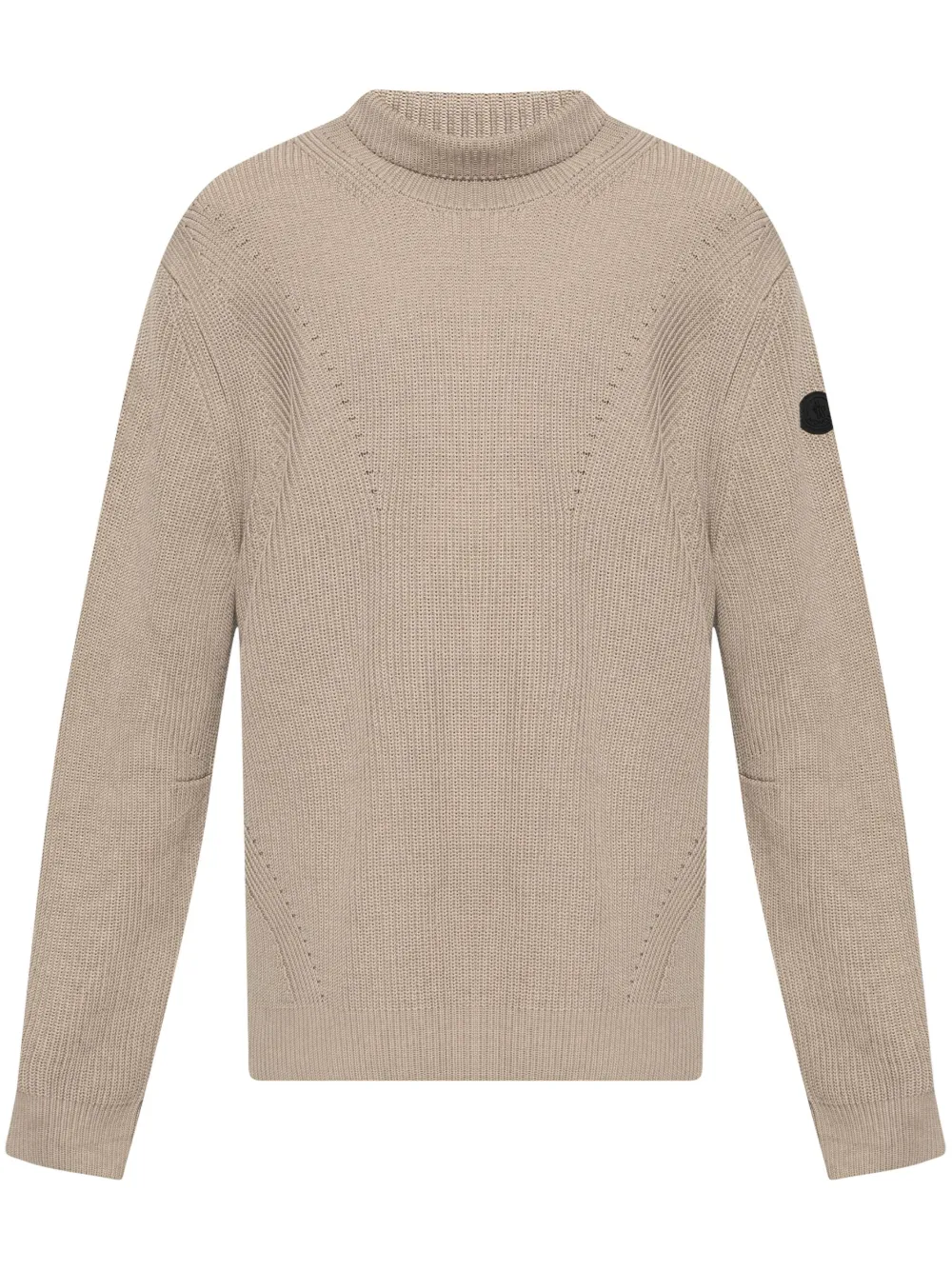 Moncler logo-patch jumper - Toni neutri