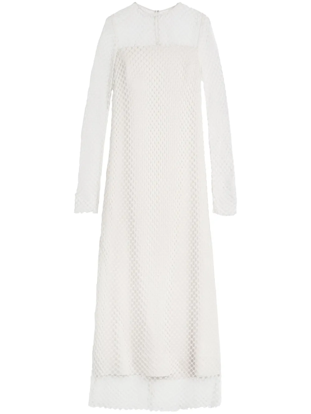 TOTEME layered lace dress - Bianco