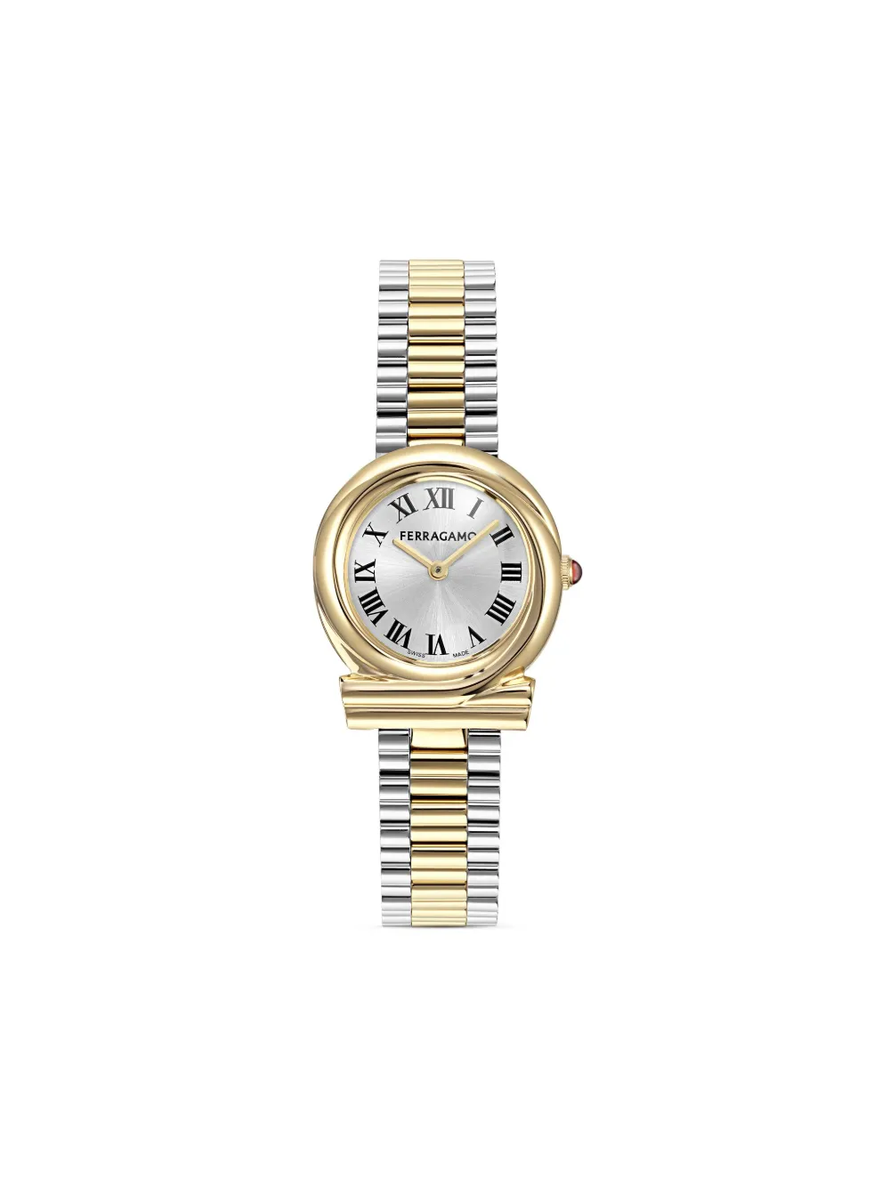 Ferragamo Quartz Gancini 28mm - Argento