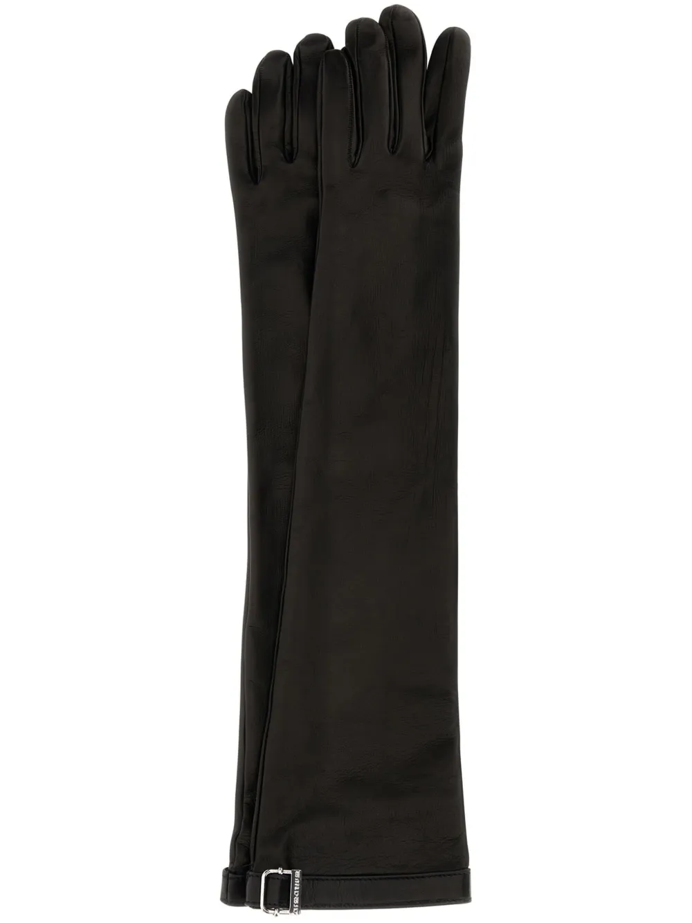ARMARIUM long leather gloves - Nero