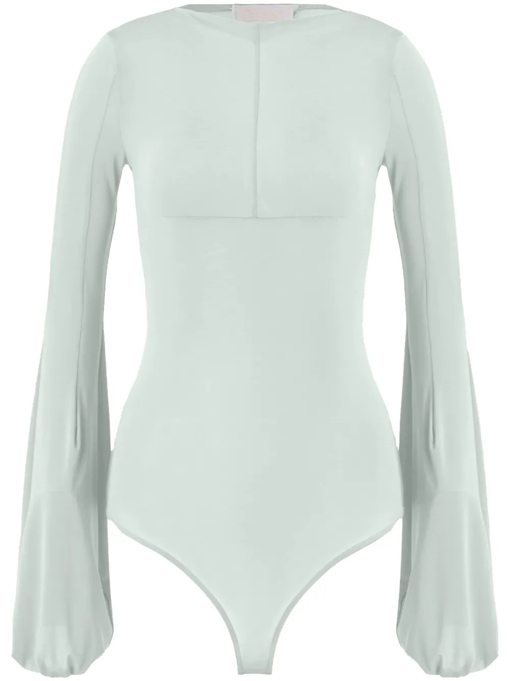 Genny balloon sleeve bodysuit - Verde